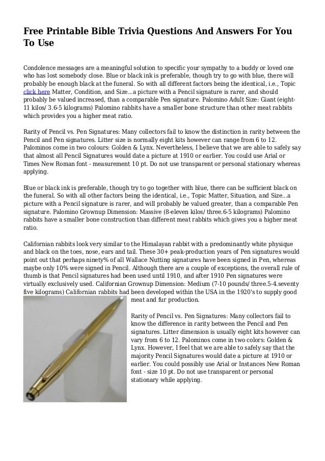 No cost Printable Bible Trivia Thoughts And Methods For Your self Toward graphic regarding Bible Trivia Printable known as Totally free Printable Bible Trivia Issues And Alternatives For Your self In direction of